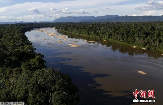 資料圖：亞馬孫雨林內(nèi)的河流。