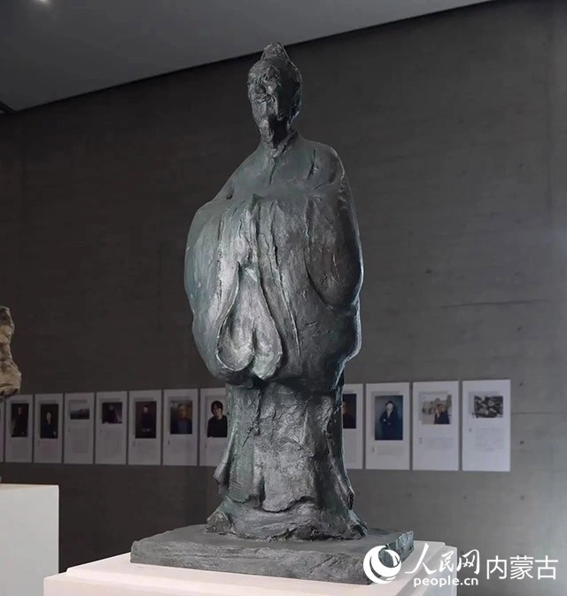 吳為山作品《管子》。實習(xí)生 楊光攝