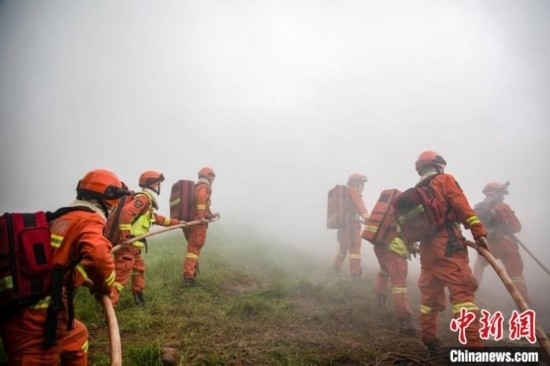 演練現(xiàn)場(chǎng)。瀘州消防供圖