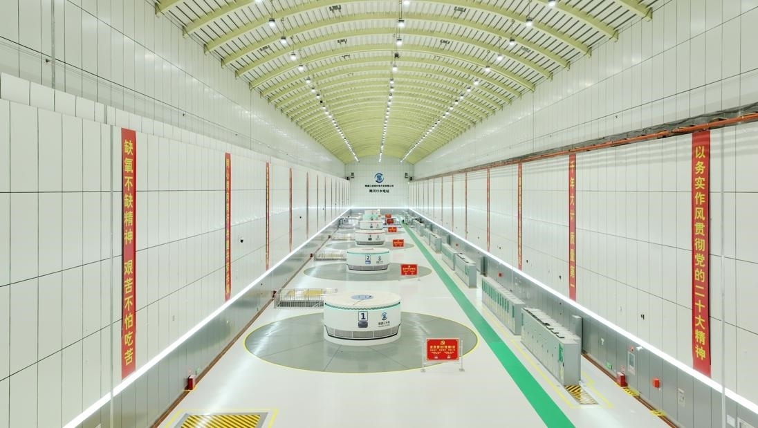雅礱江兩河口水電站地下廠房。受訪者供圖