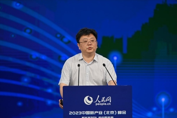 傳播內(nèi)容認(rèn)知全國重點實驗室首席科學(xué)家張勇東。人民網(wǎng)記者 于凱攝