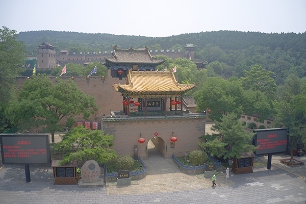 皇城相府景區(qū)（無(wú)人機(jī)照片）。人民網(wǎng)記者 王天樂(lè)攝