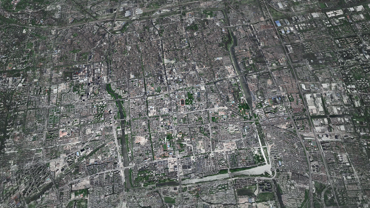 平江歷史文化街區(qū)現(xiàn)存整體布局與宋代《平江圖》基本一致。