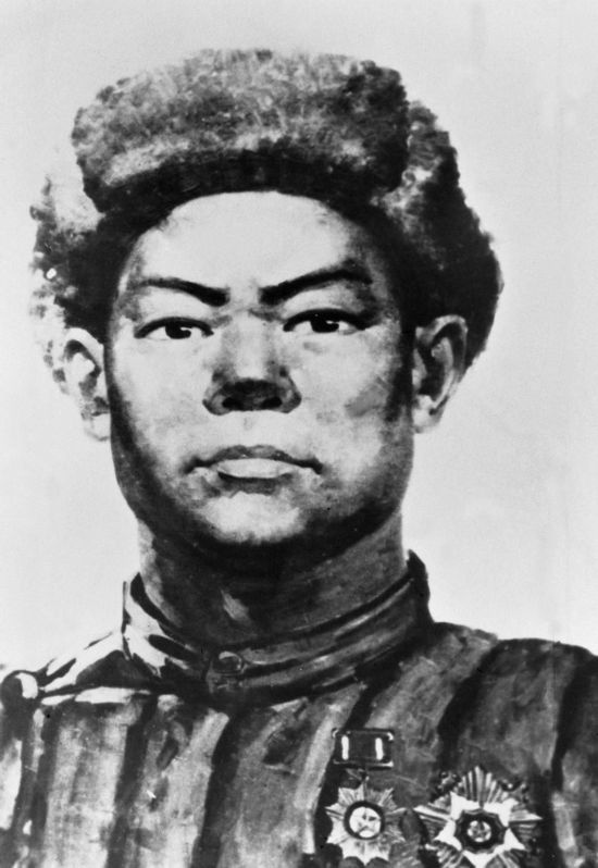 這是黃繼光像。新華社發(fā)（資料照片）