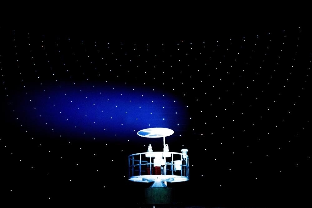 2021年3月29日拍攝的“中國天眼”測量基墩（維護(hù)保養(yǎng)期間拍攝）。新華社記者 歐東衢 攝