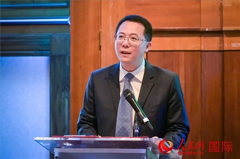 吳文海致辭。人民網(wǎng) 郭錦標(biāo)攝