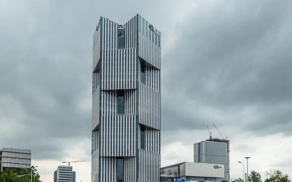 上海浦東新區(qū)，金磚國(guó)家新開發(fā)銀行總部大樓。