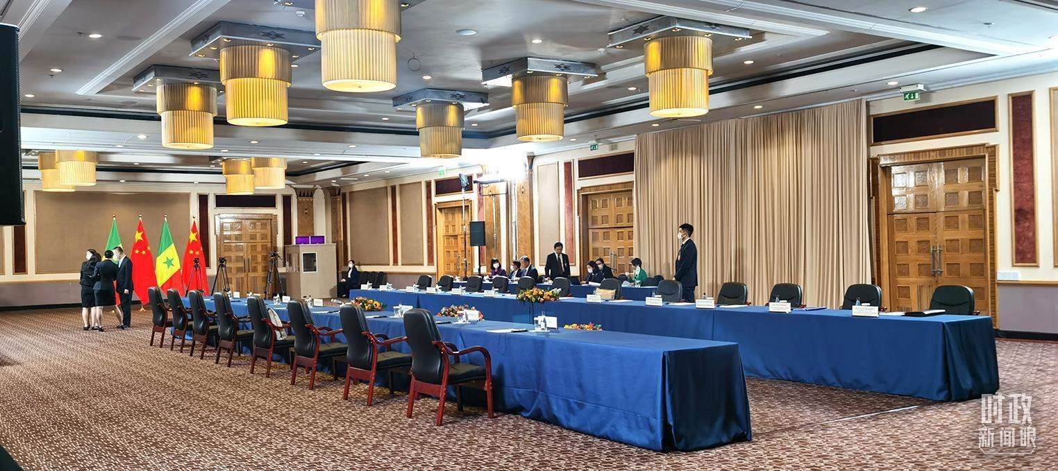 △23日下午，4場會見在這里舉行。（總臺央視記者郭鴻拍攝）