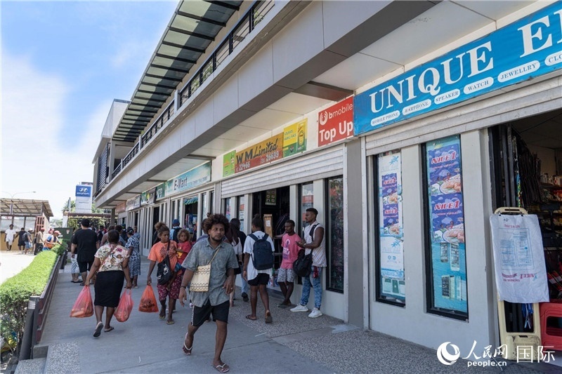 2023年9月12日，所羅門群島首都霍尼亞拉街景。人民網 賀吉攝