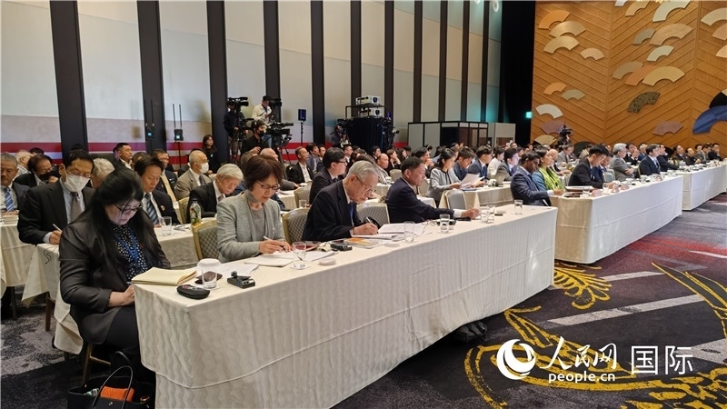 “一帶一路”倡議十周年國際研討會(huì)現(xiàn)場。人民網(wǎng) 蔣曉辰攝