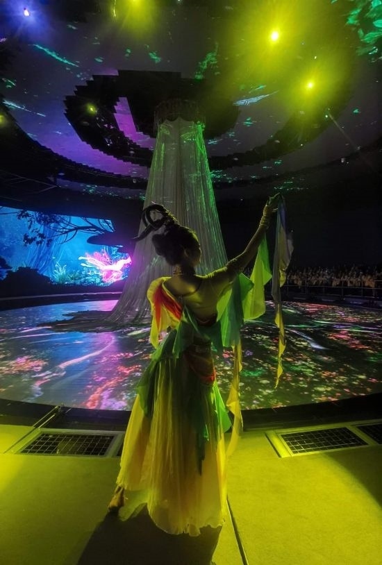 《天釀》演出場(chǎng)景。本報(bào)記者常雯宜攝