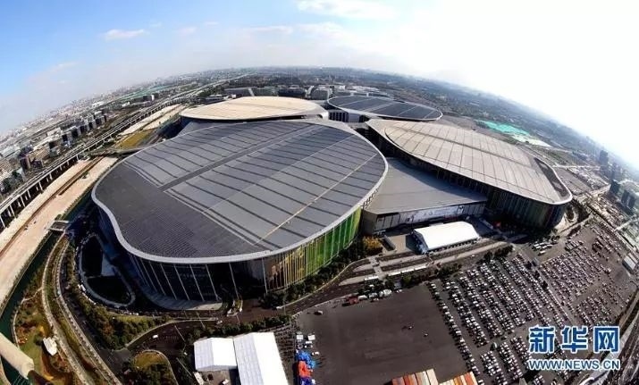 中國(guó)國(guó)際進(jìn)口博覽會(huì)舉辦場(chǎng)地——國(guó)家會(huì)展中心（上海）。新華社記者 凡軍 攝