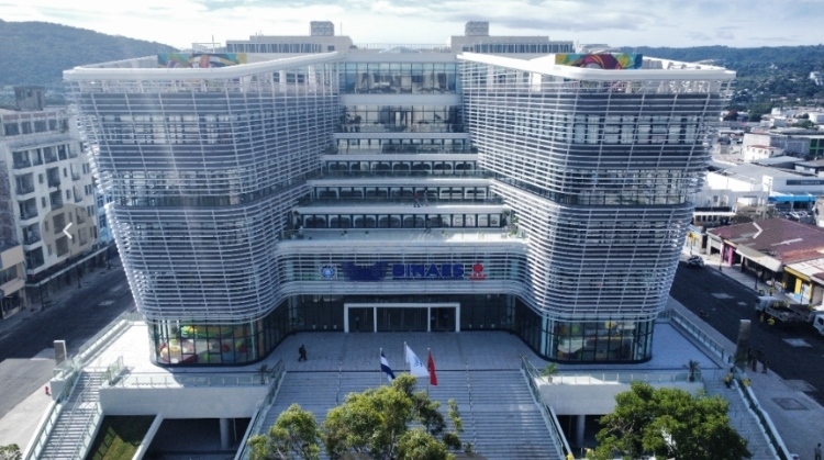 圖為中國(guó)援建薩爾瓦多國(guó)家圖書(shū)館實(shí)景。 圖片由中國(guó)援薩爾瓦多國(guó)家圖書(shū)館項(xiàng)目施工技術(shù)組提供