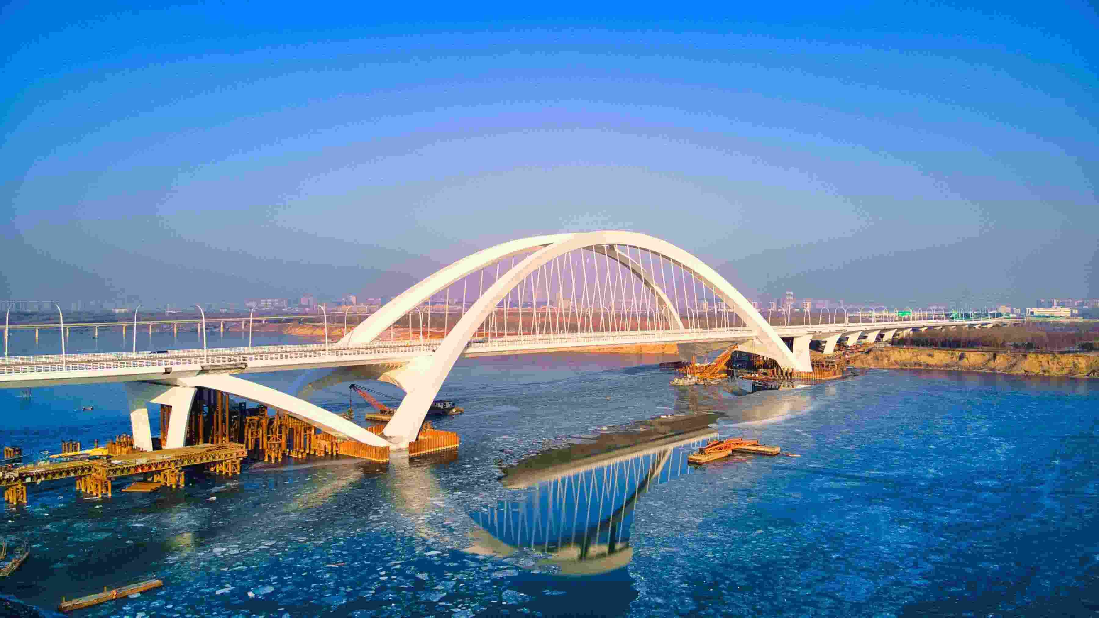 開通后的京雄大橋。受訪方供圖