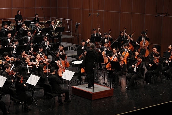 音樂會現(xiàn)場。學校供圖