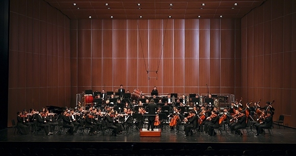 音樂會現(xiàn)場。學校供圖