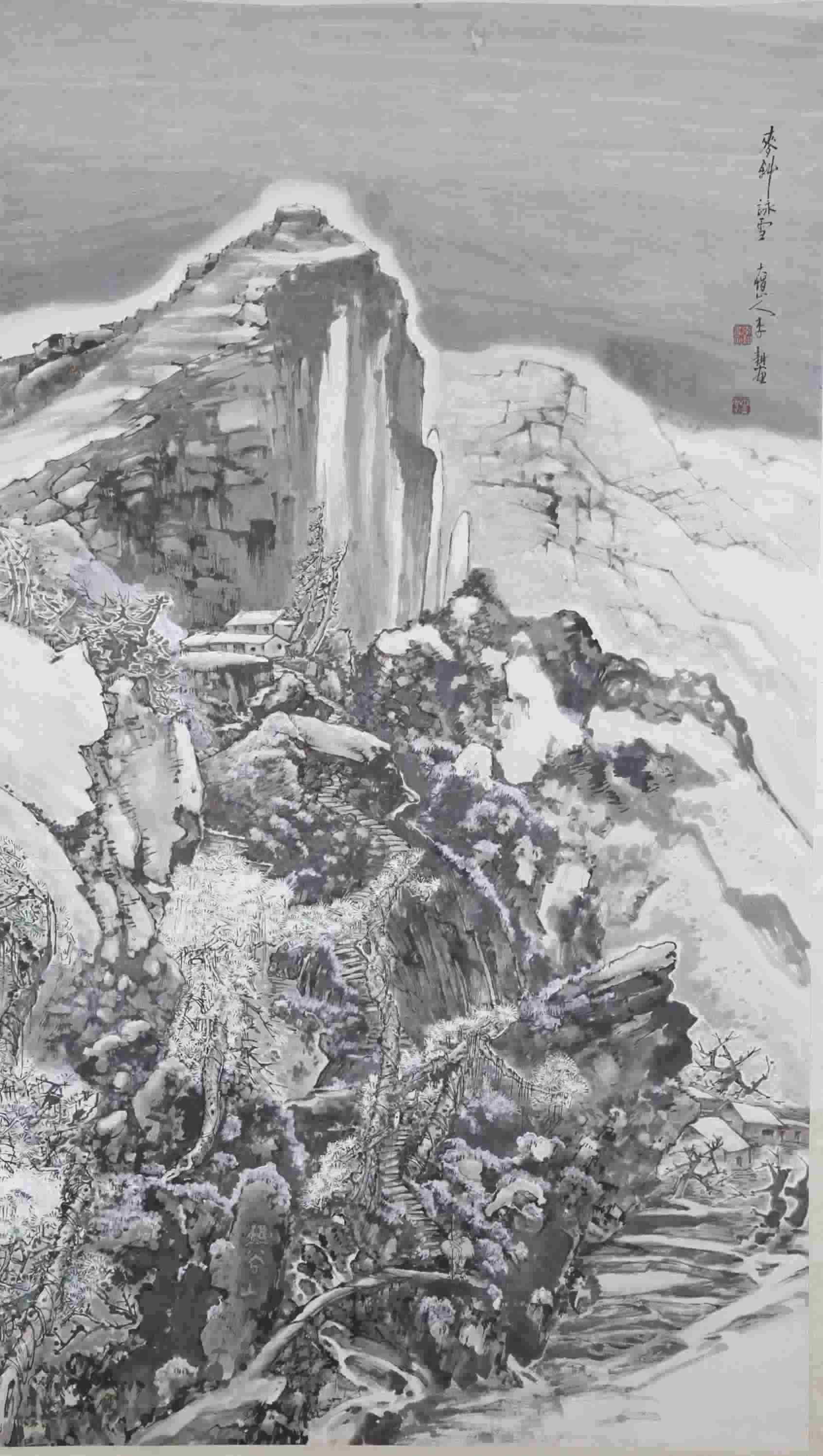 李耕畫作。(仙游縣博物館供圖)