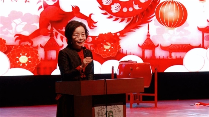 沈敏娟致辭。駐蒙古使館供圖