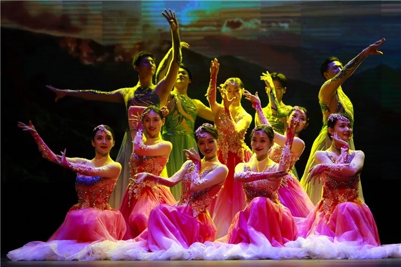 2024年“四海同春”慰僑訪演團亞太團新西蘭惠靈頓演出現(xiàn)場。圖片由陸欣讌、孟韜、葉勇提供