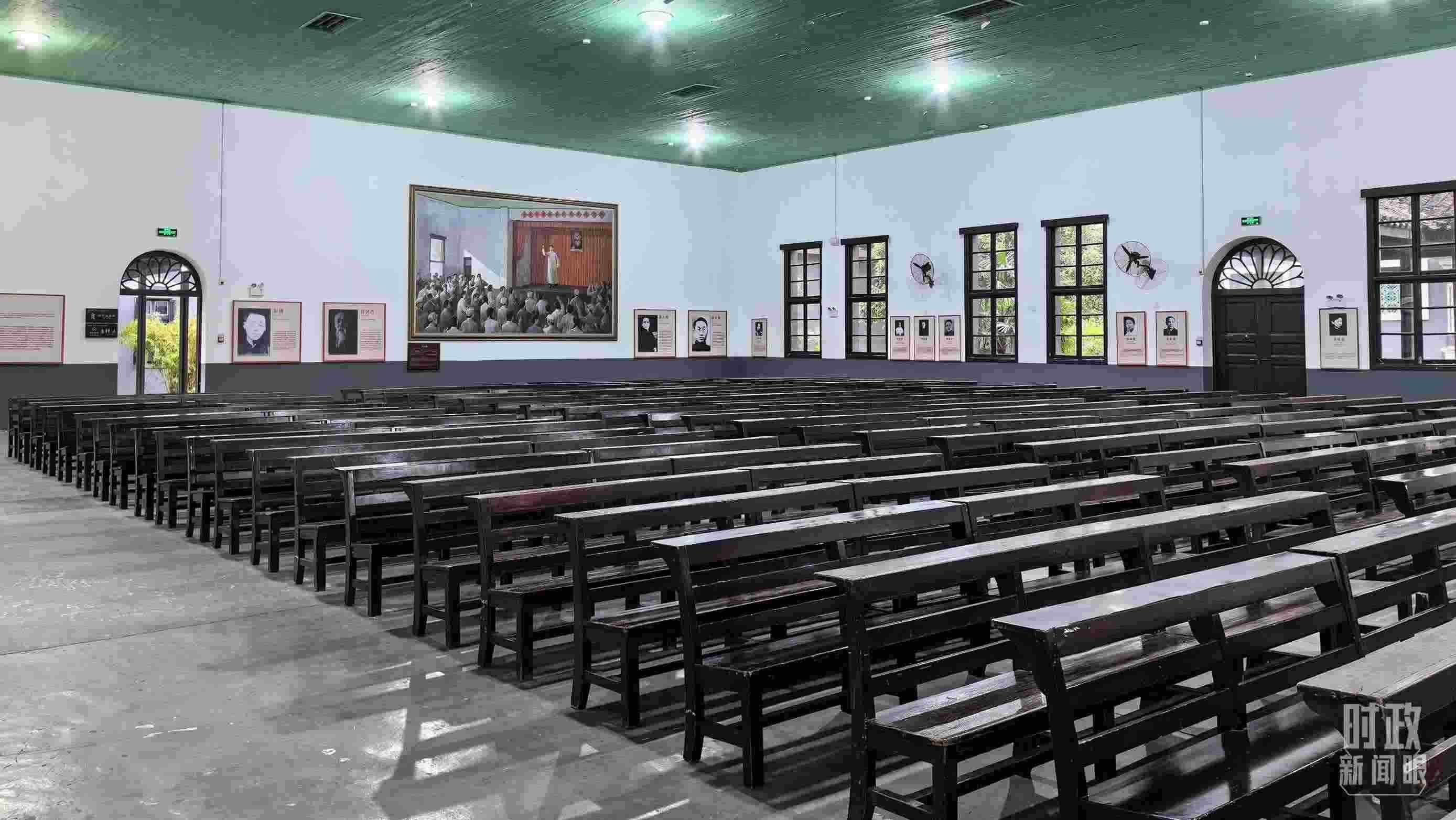 △湖南第一師范學(xué)院（城南書院校區(qū)）大禮堂。（總臺央視記者趙化拍攝）