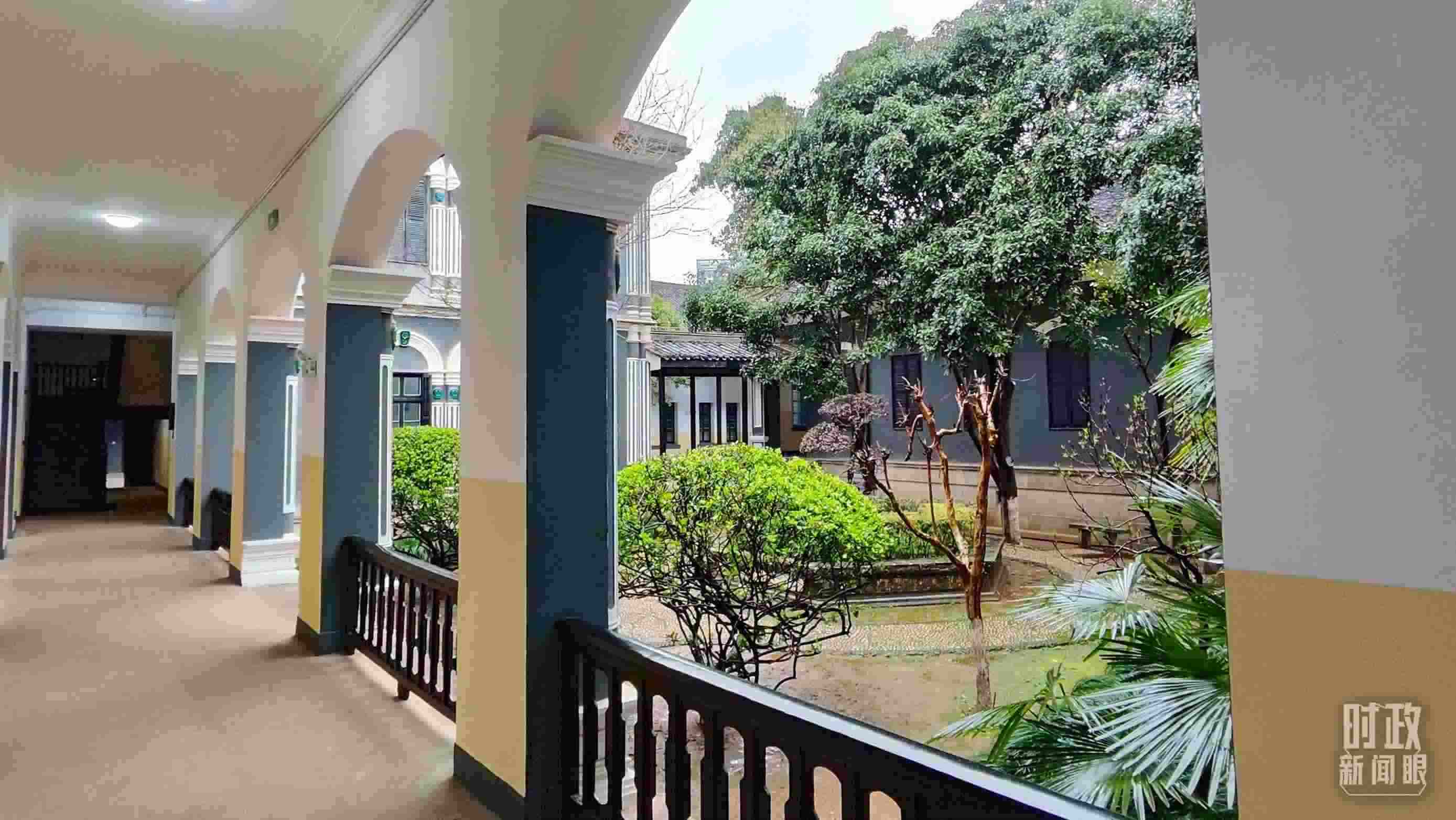 △湖南第一師范學(xué)院（城南書院校區(qū)）。（總臺(tái)央視記者覃思、郭曉龍拍攝）