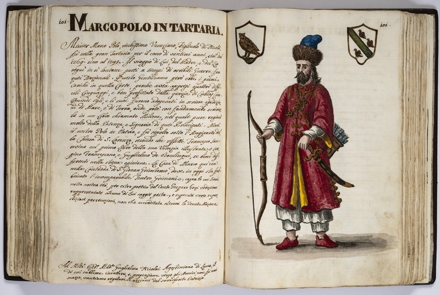 “馬可·波羅的世界”展覽的部分展品。威尼斯市立博物館基金會(huì)供圖