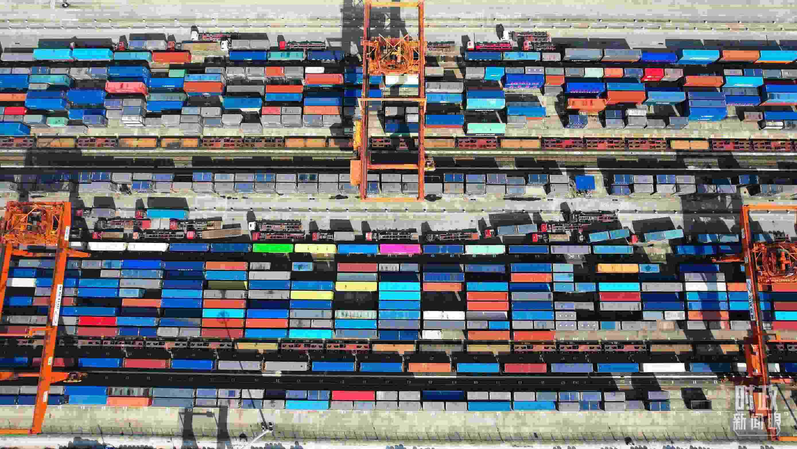 △重慶國際物流樞紐園區(qū)。（總臺記者楊洋拍攝）