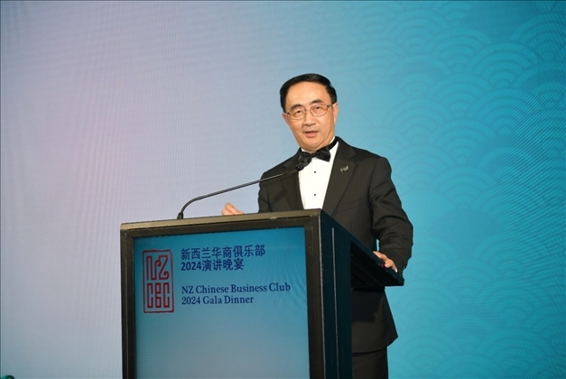 新西蘭華商俱樂部和華商聯(lián)合總會主席楊健。主辦方供圖