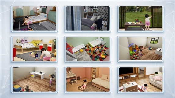 通用智能人“通通”可以自主應(yīng)對多變的場景。受訪者供圖