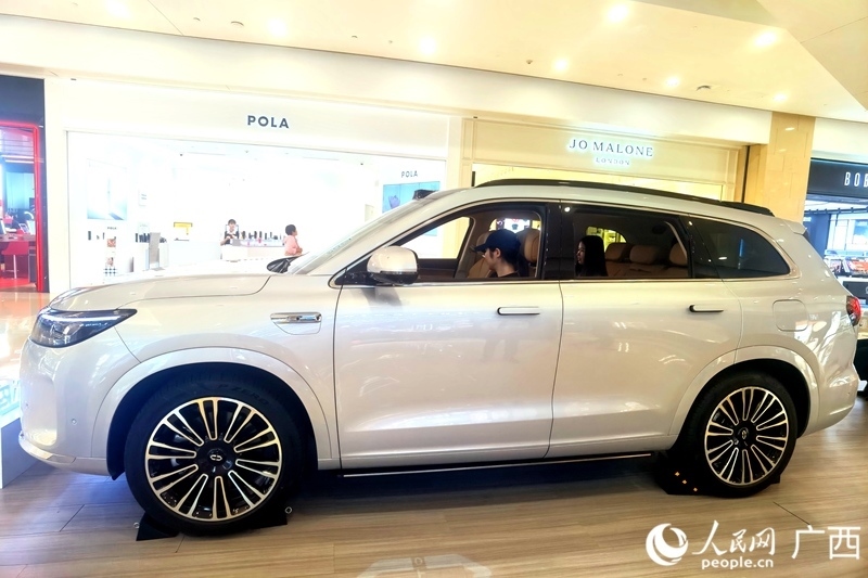  消費(fèi)者在試駕汽車。人民網(wǎng)記者 陳燕攝