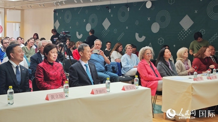 “漢語橋”瑞典賽區(qū)預選賽現(xiàn)場。人民網記者 殷淼攝