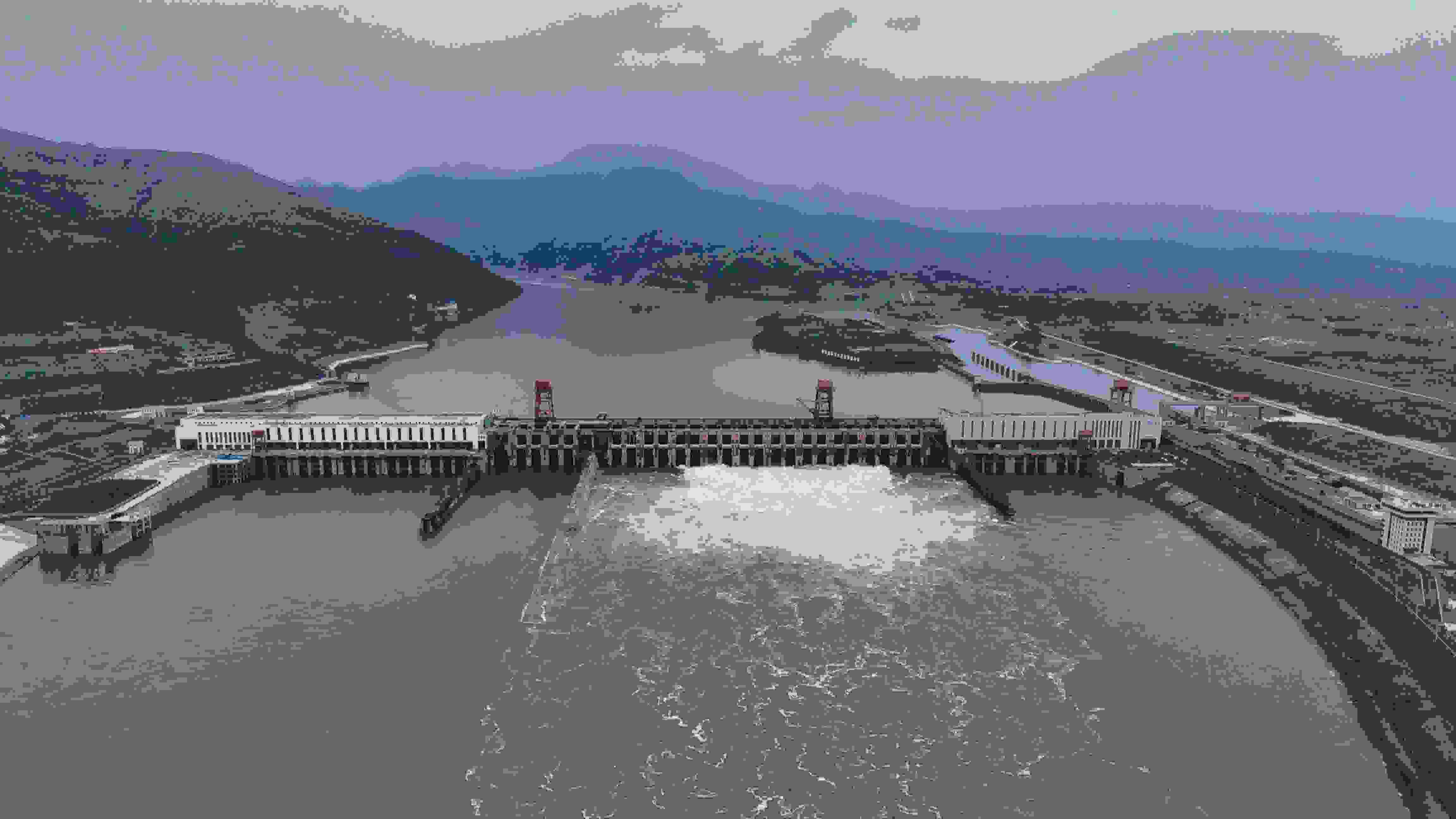 大藤峽水利樞紐精準(zhǔn)調(diào)度保障防洪安全。受訪者供圖