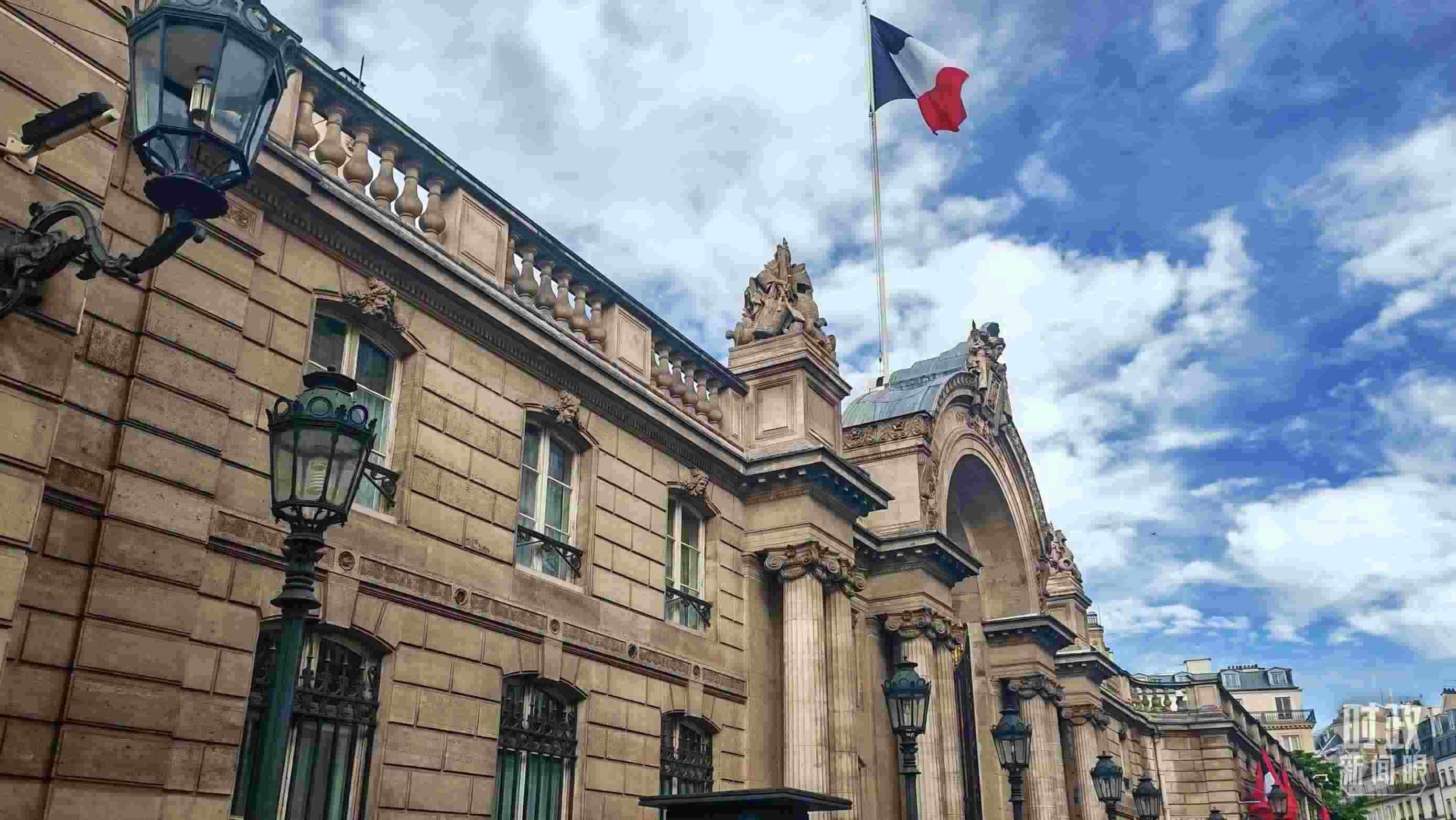 △愛麗舍宮。（總臺央視記者劉琦拍攝）