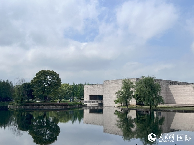 良渚博物院外觀。人民網(wǎng)記者 崔越攝