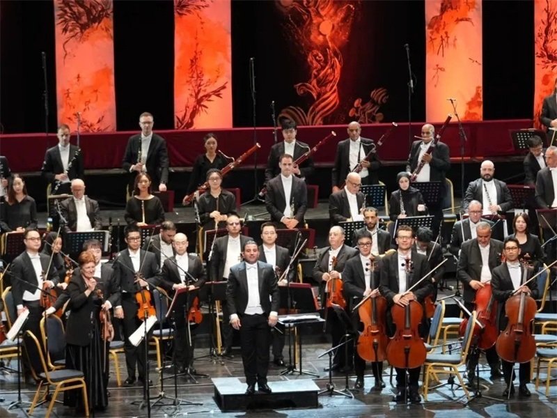 阿爾及爾歌劇院交響樂團(tuán)演出活動現(xiàn)場。蘇州交響樂團(tuán)供圖