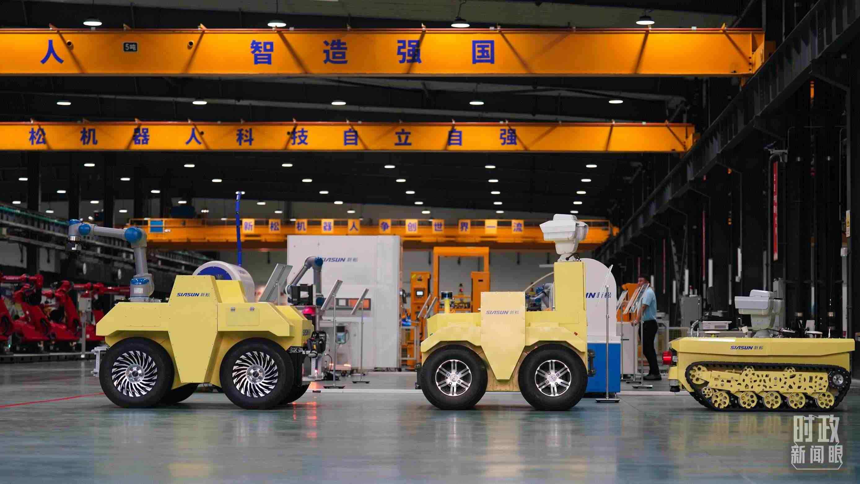 沈陽新松機(jī)器人自動(dòng)化股份有限公司車間。2022年，習(xí)近平考察這家企業(yè)，強(qiáng)調(diào)必須走自主創(chuàng)新之路。（總臺(tái)國廣記者李晉拍攝）