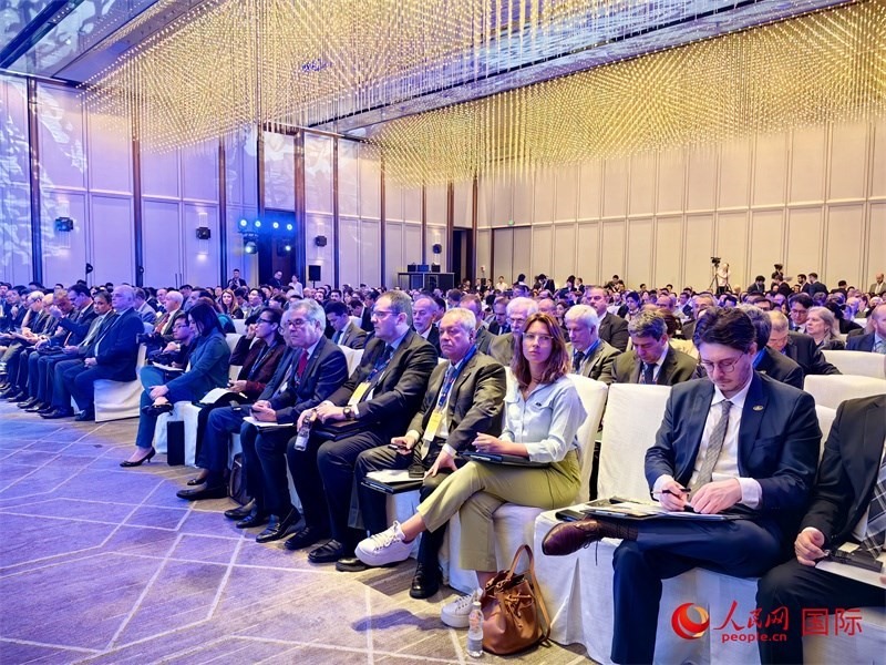 中國(guó)—巴西商業(yè)研討會(huì)現(xiàn)場(chǎng)。人民網(wǎng)記者 符園園攝