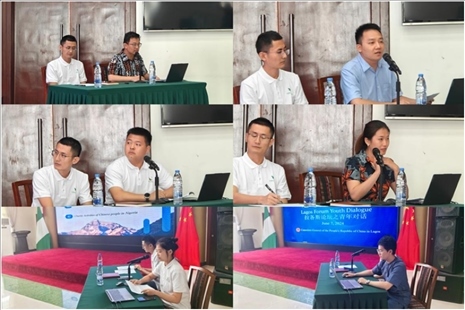 青年外交官們介紹了中國有關(guān)外交政策、對非對尼政策、等情況，并就學(xué)生們關(guān)心的問題解答。駐拉各斯總領(lǐng)館供圖