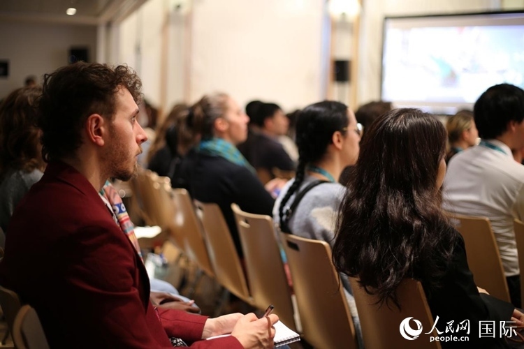 中國優(yōu)秀動(dòng)畫作品推介會(huì)現(xiàn)場(chǎng)。人民網(wǎng)記者 于超凡攝