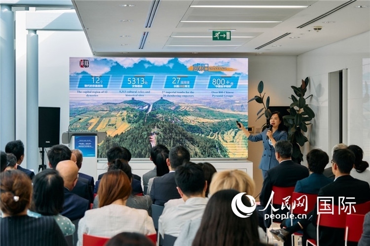 咸陽(yáng)市招商局局長(zhǎng)王苗致辭。