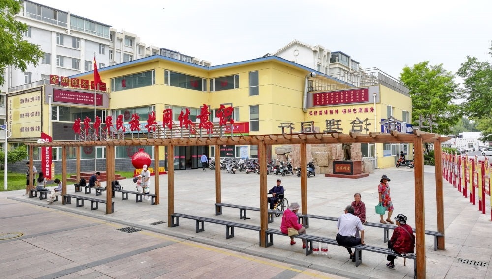 6月20日拍攝的長城花園社區(qū)一角（無人機照片）。