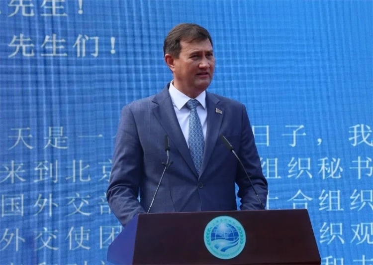 白俄羅斯外交部長馬克西姆·雷任科夫出席活動并致辭。主辦方供圖