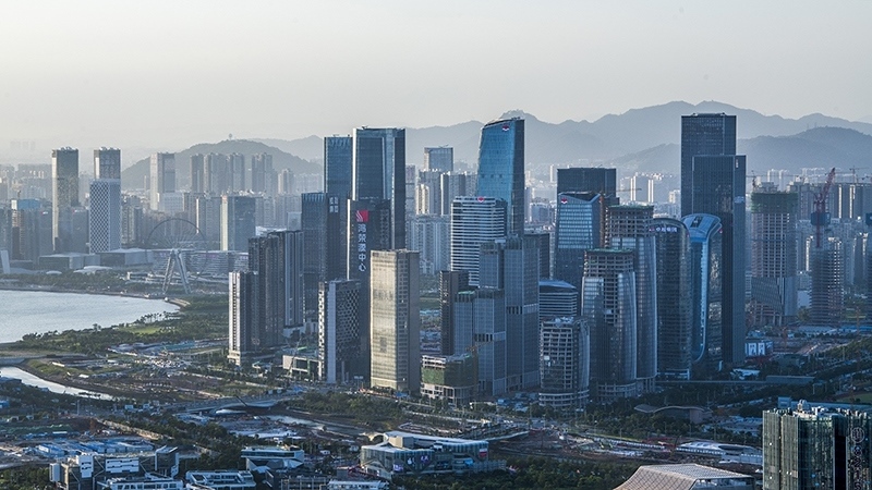 圖為深圳前海城市風光。