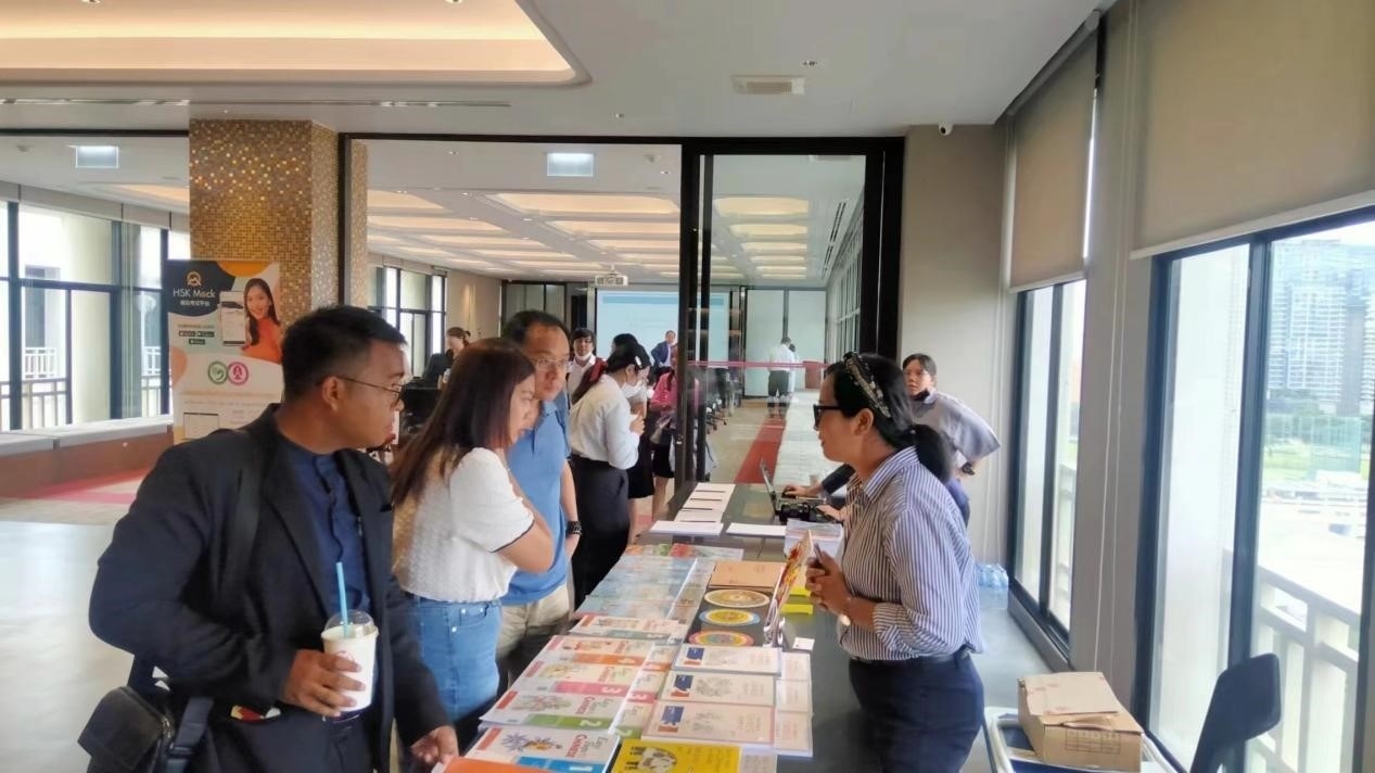 泰國中文教育精英教師高端培訓(xùn)活動(dòng)現(xiàn)場。泰國朱拉隆功大學(xué)孔子學(xué)院供圖