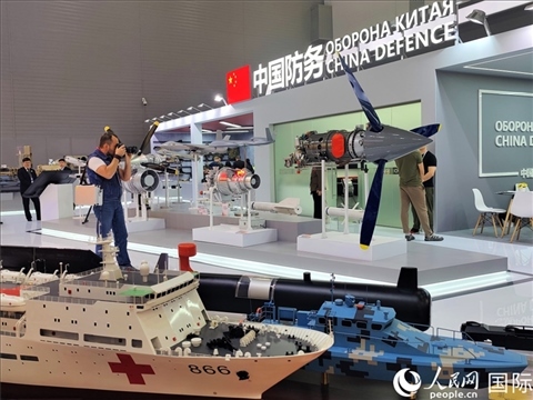 俄羅斯“軍隊-2024”國際軍事技術論壇現場。人民網記者 于宏建攝