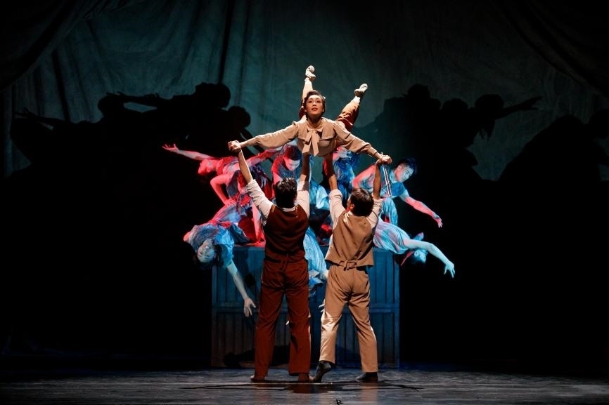 舞劇《熱血當歌》演出現(xiàn)場。主辦方供圖