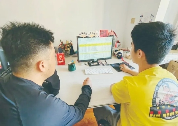 一起上課的畫(huà)面。北京航空航天大學(xué)供圖