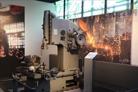 天水工業(yè)博物館內(nèi)景。新華社記者 馬莎 攝