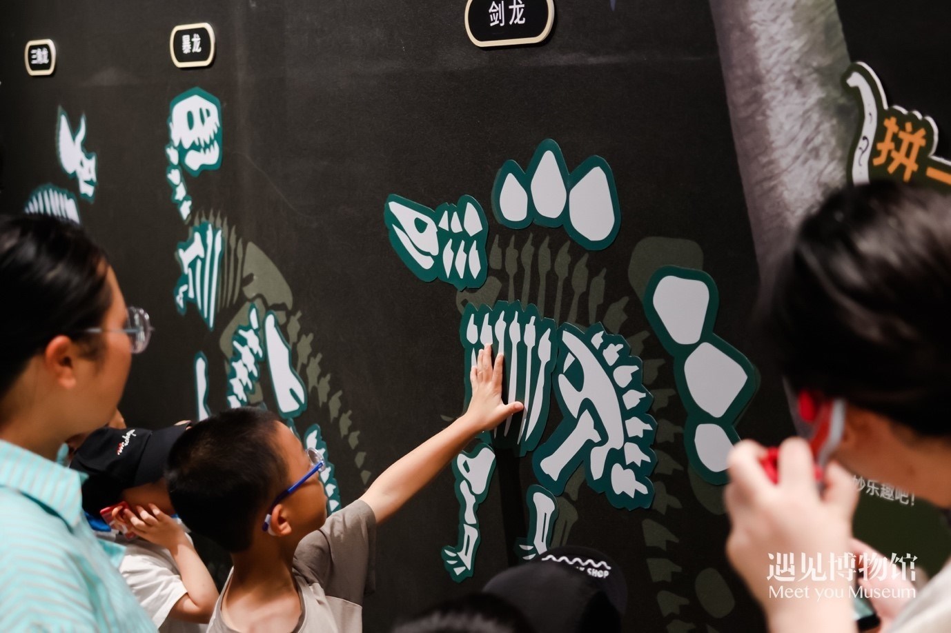 5. “2億年的地球記憶——恐龍化石特展”互動(dòng)區(qū)域。遇見博物館供圖