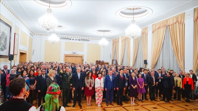 招待會現(xiàn)場。中國駐波蘭大使館供圖